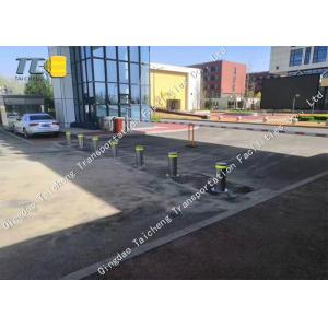 Electric Hydraulic Retractable Bollards Removable Parking Barriers Rustproof