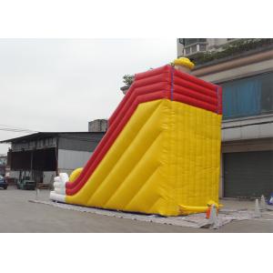 White / Red / Yellow Giant Commercial Inflatable Water Slides , Inflatable