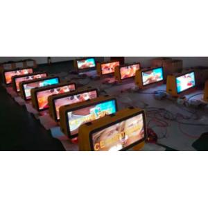 Aluminum LED Car Display , 5000-6000cd Brightness Taxi Top Led sign