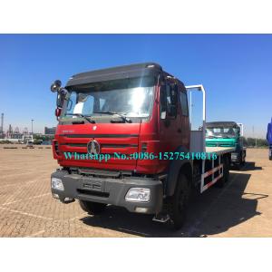 Ruby red color Beiben 6x4 2638PZ 25 30Ton 380hp Heavy Off Road Container Flat