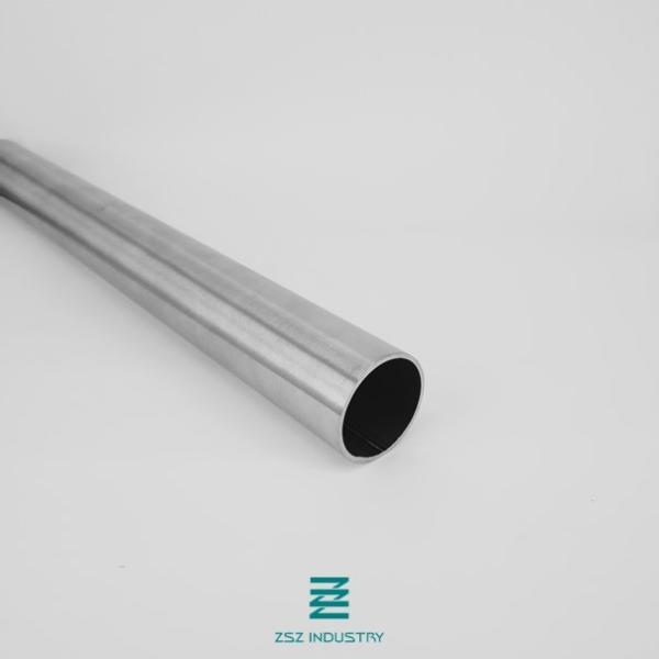 Buy Frameless Glass Balustrade Stainless Steel Railing Tubes With Glass Clamp at wholesale prices
