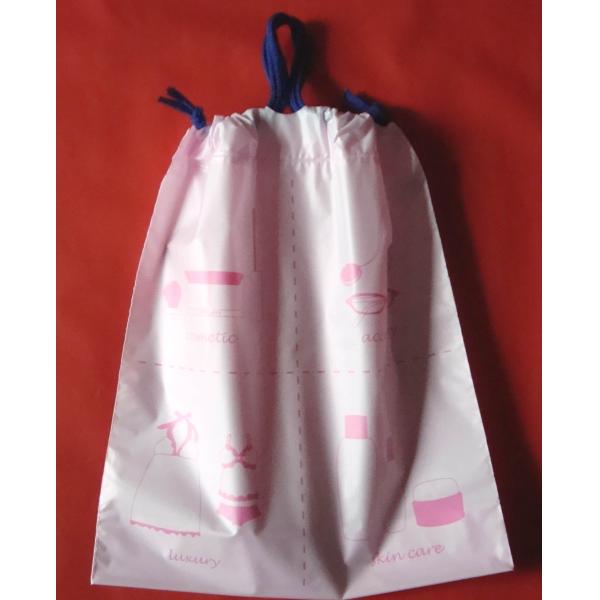 Buy Luxury Women's Plastic Drawstring Cosmetic Bag Customized , Pink at wholesale prices