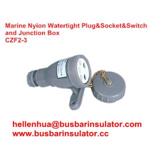 marine nylon watertight socket CZF3-1 waterproof marine socket and switch