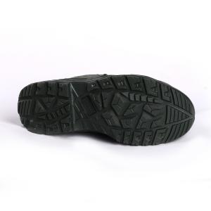 Shengjie Breathable Lace Up Fabric Mesh Suede Cow Leather Upper Hiking Boots