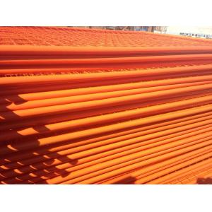 OD 48 post temp fencing for sale 2100mm x 2400mm width mesh opening ：60mm x