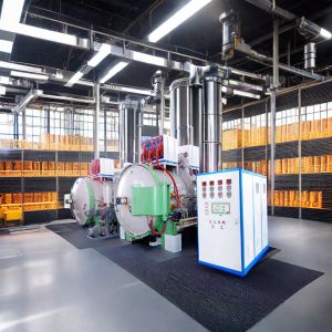 High Temperature Vacuum Graphitization Furnace with Continuous Feeding and High