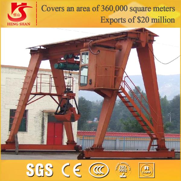 20Ton Double Girder Crane Grab Bucket Overhead Crane