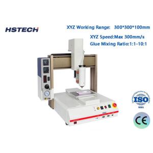 Quality AB Glue Mixing Single Platform Fixture Needed Glue Dispensing Machine HS-D331AB for sale