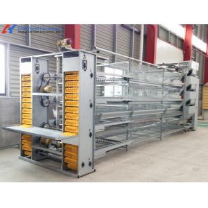 4 Tiers Broiler Chicken Battery Cage H Type Automated Battery Cage System