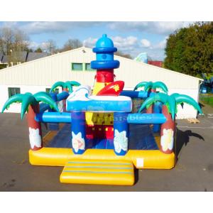 China 0.55mm PVC Inflatable Bounce House Combo For Advertisement on sale
