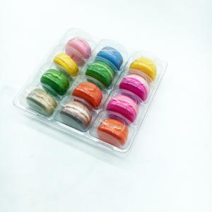 Plastic Clear 12 pack macaron tray