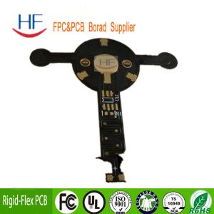 Laminating FR4 FPC PCB Rigid Flex Maker Online 3mil
