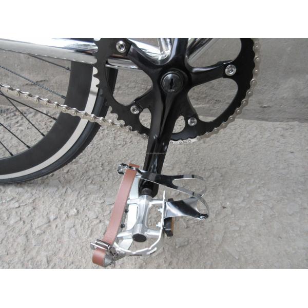 Retro Vintage 700C Single Speed Chrome Racing Cycle with KMC Chain and Lasco Crank Set