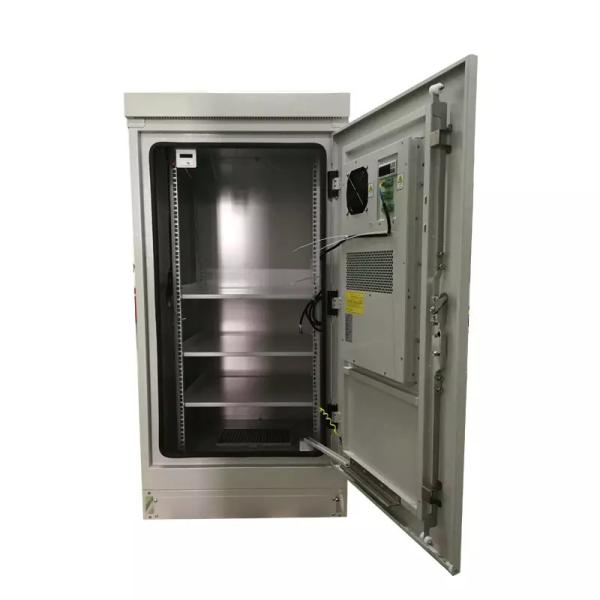 IP55 19 Inch Light Grey Telecom Racks Cabinets Outdoor 27U 40U