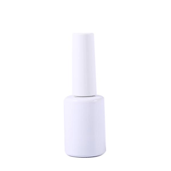 Unique Empty Glass Bottle for Nail Polish Base Material Glass With Reed Diffuser or not NO Cap and Brush 10ml Pink White