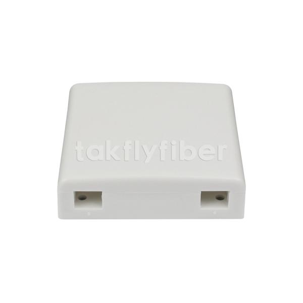 Buy 86 Type FTTH Faceplate Box SC APC SC UPC 2 Port Fiber Optic Wall Outlet at wholesale prices
