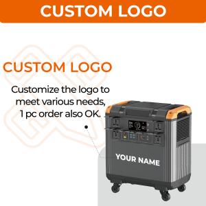 3000W Portable Power Station with Jump Starter Type C Flashlight and 5376Wh