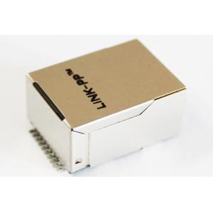 100Base-T Low-Profile RJ45 Jack LPJK7401AONL Thru-Hole With LED