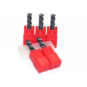 Black Color Carbide End Mill Cutter For Steel / End Milling Cutters