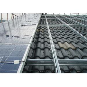 Pitched Roof Solar Panel Roof Mounting Systems Good Apperance