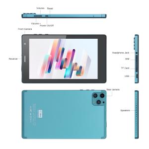 C idea 7 Inch Android Smart Tablets 8+512GB Quad Core WiFi Tablet HD Touch