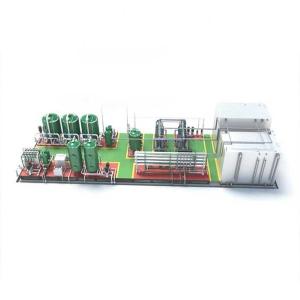 Offshore RO Seawater Desalination Machine Ro Plant Containerized 105kw PLC