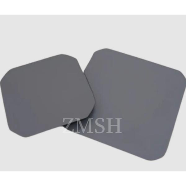 Sic Silicon Carbide Substrate 5.0*5.0mm Square 6H-P Type Thickness 350μm Zero Grade Dummy Grade