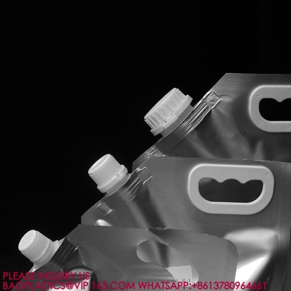 Food Packaging Bag Aluminum Foil Liquid Spout Pouch Stand Up Pouch With Spout For Liquid