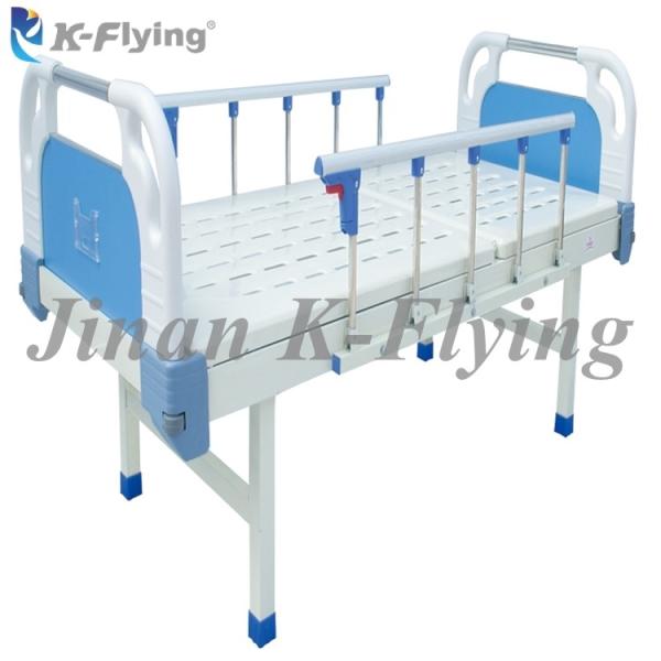 Buy Portable ABS Steel Flat Patient Hospital Nursing Bed 250kg Loading at wholesale prices