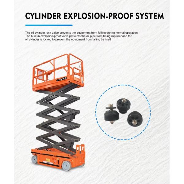 10m Battery Driven Self Propelled Electric Scissor Lift