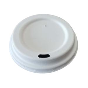 China Eco Friendly 16oz Cups Bagasse Cup Lid 90mm on sale