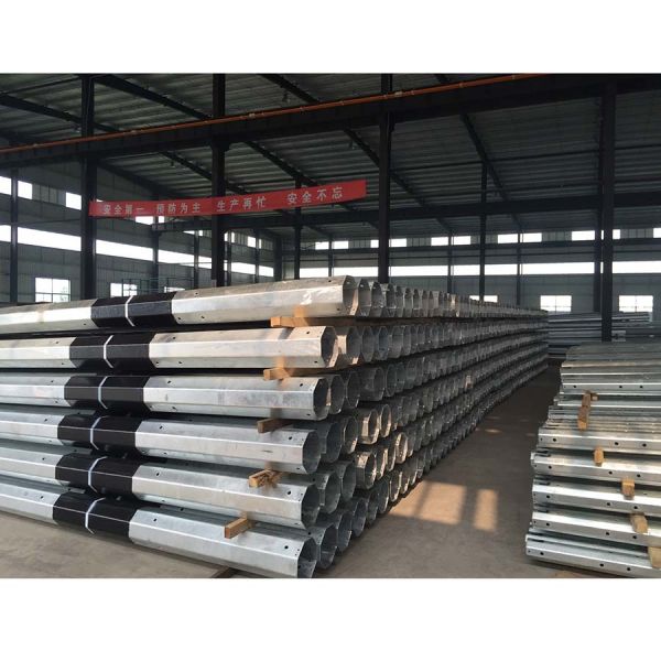 Buy Manufacturer of 33kV Electric Steel Poles - Galvanized Octagonal Utility Poles Transmission Pole at wholesale prices