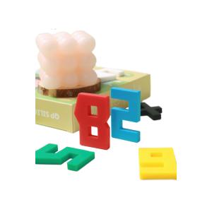 Cuddly Soft Silicone Block Anime Plush BPA Free Teether For 0-3 Years Old