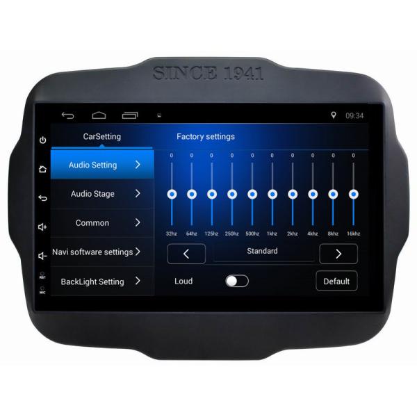 Ouchuangbo car audio media kit android 8.1 for Jeep Renegade 2016 support USB SWC wifi gps navi dual zone