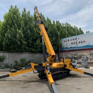 Quality Telescopic Boom Hydraulic Spider Crawler Crane Remote Control for sale
