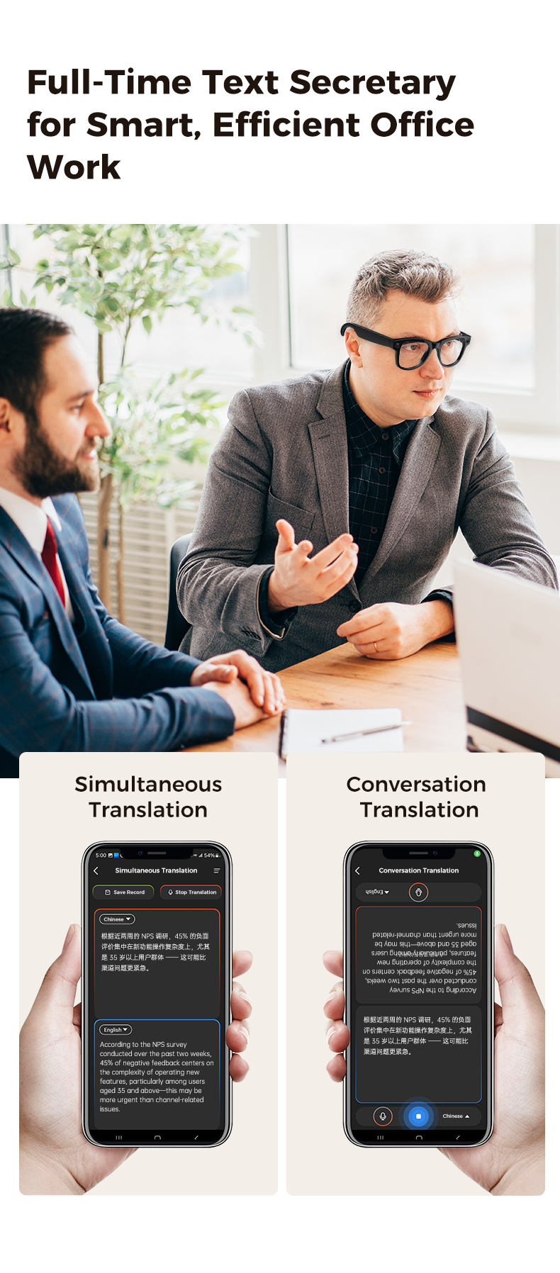 AI Smart Glasses designed for enterprise offering real time analytics augmented M02