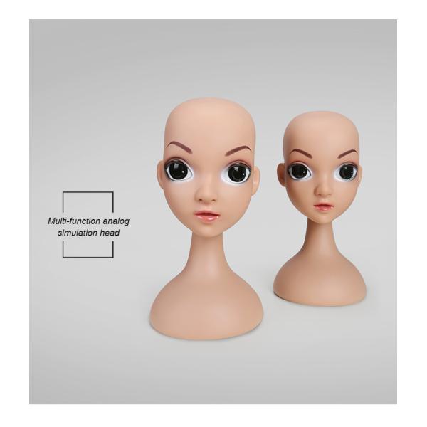 Makeup face realistic Female Mannequin Head Bust Mannequin Head For Wigs Display