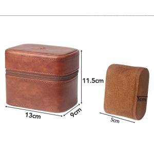 TWO WATCH COLLECTION JEWELRY BOX CROSS-BORDER STRAP STORAGE COWHIDE WATCH BOX