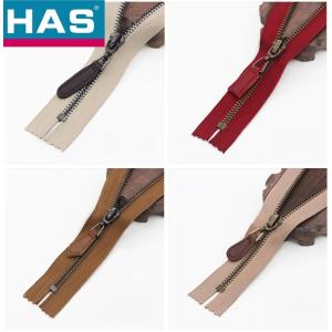 Durable Metal Zippers Customized Antique Silver Zipper Eco Friendly