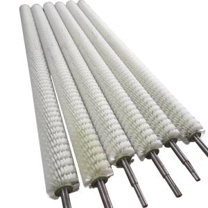 Quality TUV Industrial Nylon Roller Cleaning Brush Rotating Cylindrical for sale