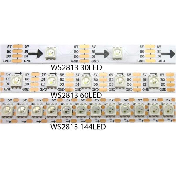 WS2813B / WS2813 DC 5V Digital LED Strip Lights Waterproof Slicone Tube RGB Strip