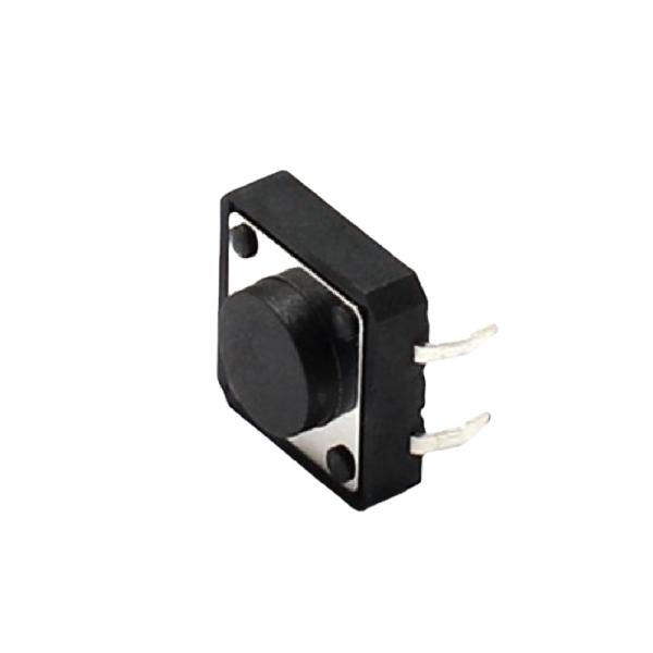 original 12*12*7MM 4Pins Black Push Button Touch Micro Switch