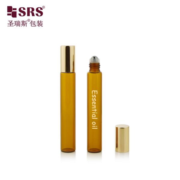 BLP-10ML Round Bottom Empty Transparent Tube Glass Roll On Essential Oil Bottle Wholesale