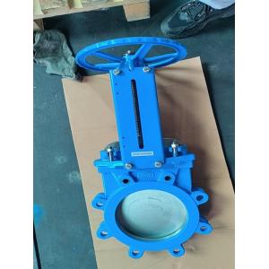PN10 PN16 Cast Iron Knife Gate Valve With Arm Operated