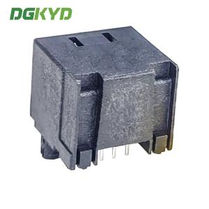 DGKYD561188IWA2DB4 RJ45 Ethernet connector plastic without light 8P8C black