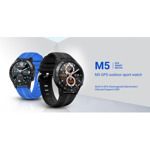 GPS Footprint Tracking Intelligent Heart Rate Bracelet 1.3 Inches