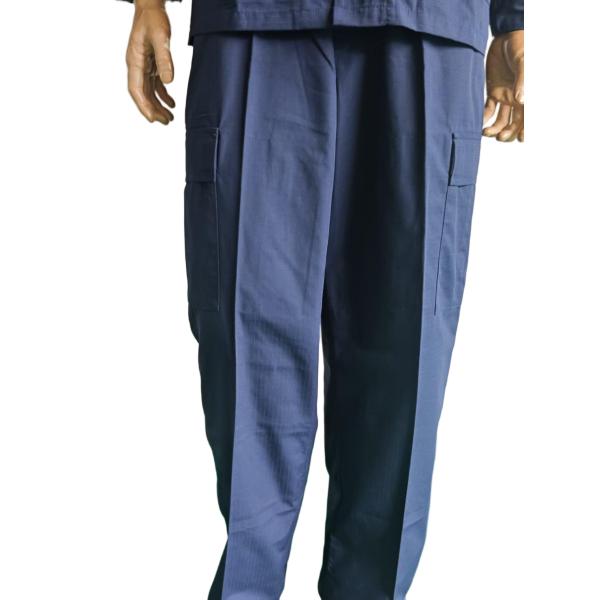 Custom Navy Blue BDU Military Uniform Set Polyester Cotton