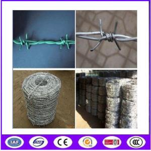Quality Anti Climb Galvanized Double Barbed Wire for sale