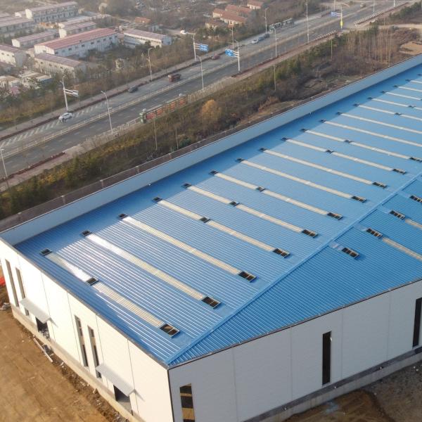 Buy Prefab Steel Warehouse Building with Painted Surface Q235B Q355B at wholesale prices
