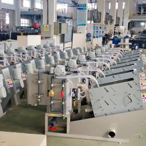 Automatic Screw Press Sludge Dewatering Equipment For Wastewater Treatment